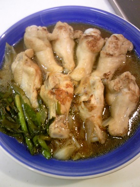 2014年5月6日　手羽元を煮込んでウマー